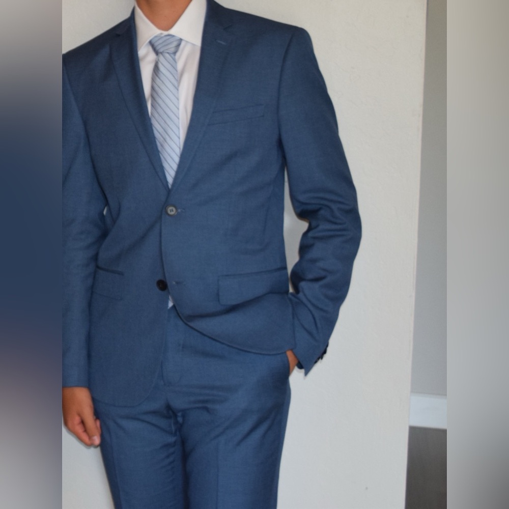 H&M blue suit